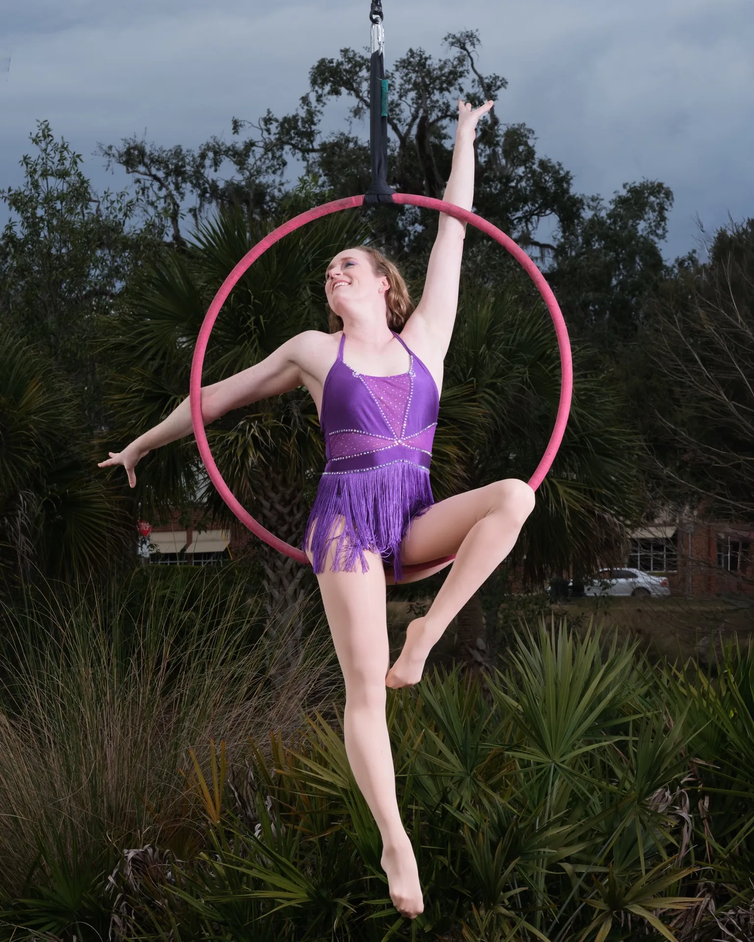 Aerial solo performance